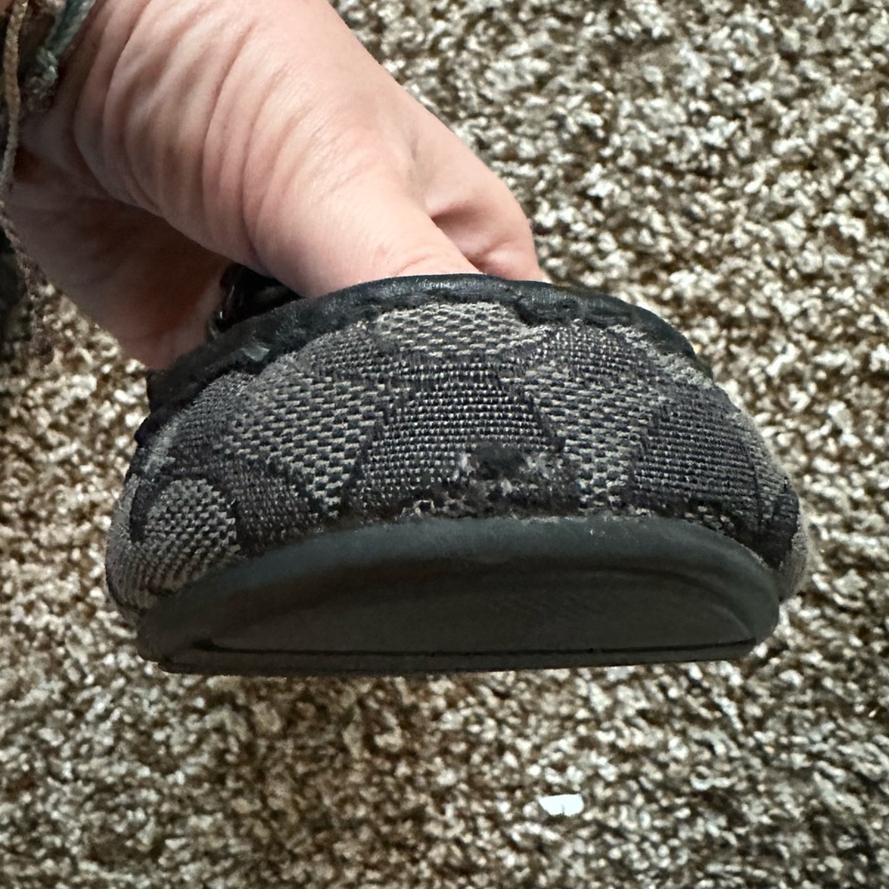 Coach Olive Outline Signature C Monogram Loafers - BLACK SMOKE - Picture 5 of 6